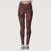 Funky Australian Dot Pattern Leggings (Voorkant)