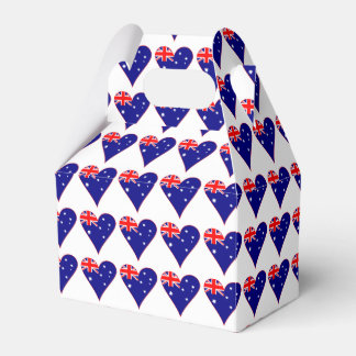 Funky Australië Hart Vlag Rode Grens Bedankdoosjes