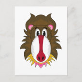 Funky Baboon Briefkaart (Voorkant)
