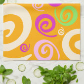 Funky background, keukenhanddoek (Gevouwen)