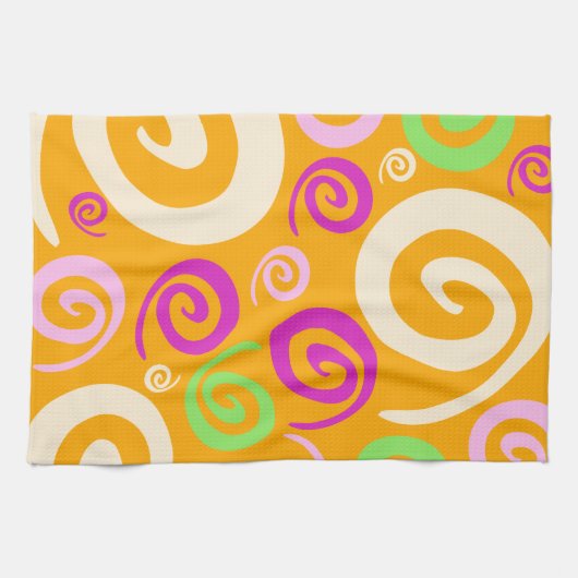 Funky background, keukenhanddoek (Horizontaal)