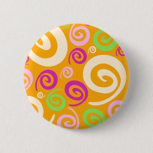 Funky background, knop ronde button 5,7 cm