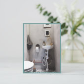 Funky Badkamers Briefkaart (Staand voorkant)