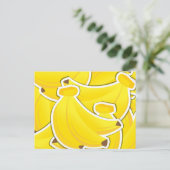 Funky banana briefkaart (Staand voorkant)