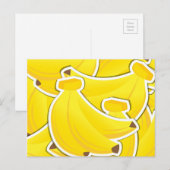 Funky banana briefkaart (Voorkant / Achterkant)