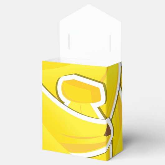 Funky bananen bedankdoosjes (Geopend)