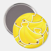 Funky bananen magneet (Voorkant / Achterkant)