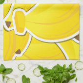 Funky bananen theedoek (Gevouwen)