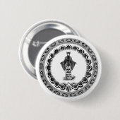 Funky Bat Woman Ronde Button 5,7 Cm (Voorkant /achterkant)