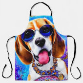 Funky Beagle Dog Schort (Voorkant)