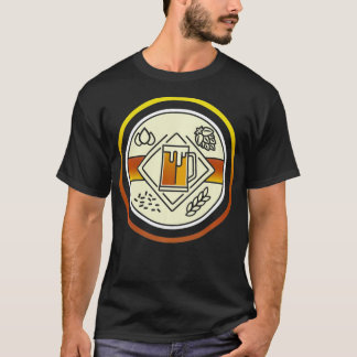 Funky Beer Brewer Craft Homebrew IPA Lover gift Pu T-shirt