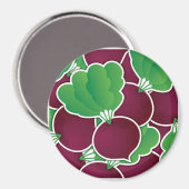 Funky beet magneet (Voorkant / Achterkant)