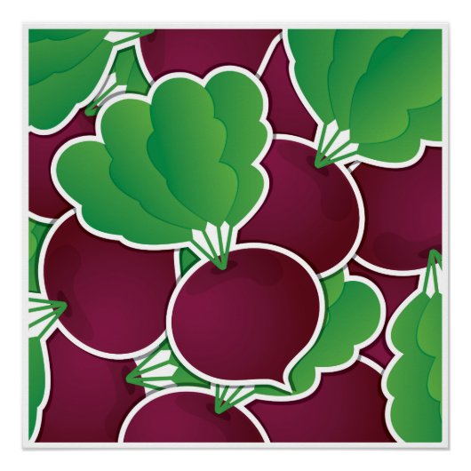 Funky beet perfect poster (Voorkant)