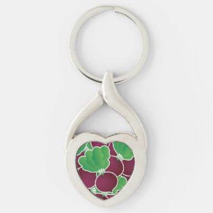 Funky beet sleutelhanger