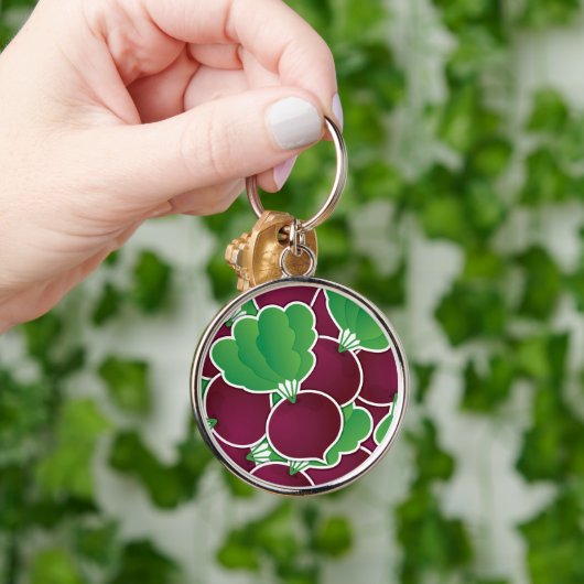 Funky beet sleutelhanger (Hand)
