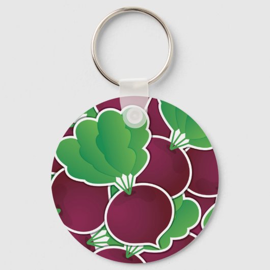 Funky beet sleutelhanger (Voorkant)
