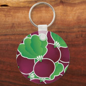 Funky beet sleutelhanger (Voorkant)