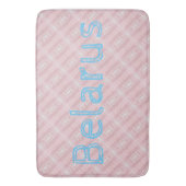 Funky Belarussische Folk Cross Stitched Bathroom M Badmat (Voorkant Verticaal)