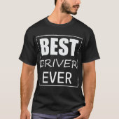 Funky Best Driver Ooit T-Shirt Top (Voorkant)