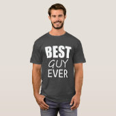 Funky Beste Kerel Ooit T-Shirt Top (Voorkant volledig)