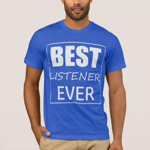 Funky Beste Luisteraar Ooit T-Shirt Top