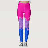 Funky Bi Pride Flag Leggings (Voorkant)