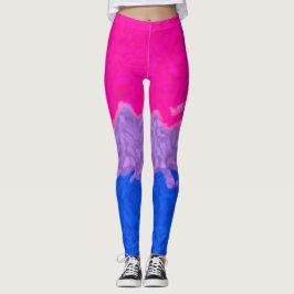 Funky Bi Pride Flag Leggings