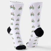 Funky Bicycle Crew logo patroon Sokken (Gebogen)