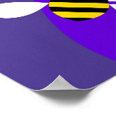 Funky bijen poster (Hoek)