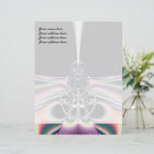 Funky Bird Briefpapier Persoonlijk Briefhoofd (Staand voorkant)