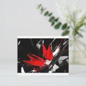 Funky Bird of Paradise Briefkaart (Staand voorkant)