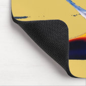 Funky Bird of Paradise Tropic Flower Mousepad Muismat (Hoek)
