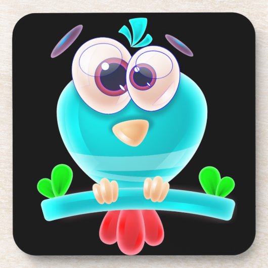 Funky Birdie Chill Onderzetter (Voorkant)