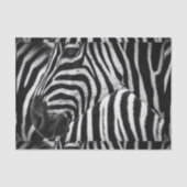 Funky Black en White Zebra Tissuepapier (Voorkant)