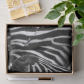 Funky Black en White Zebra Tissuepapier (Geschenk)