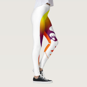 Funky Black Girl met Afro-Leggings: Sunrise Leggings