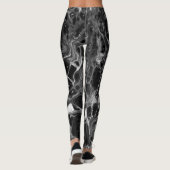 Funky Black & White Leggings (Achterkant)