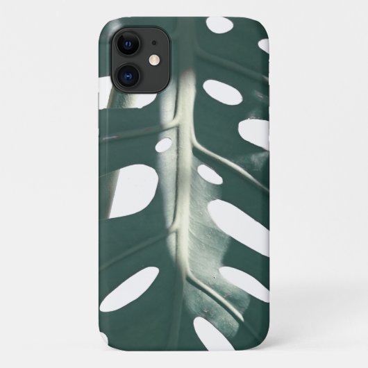 Funky Bleek Green Swiss Cheese Plant Case-Mate iPhone Case (Achterkant)