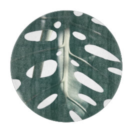 Funky Bleek Green Swiss Cheese Plant Snijplank