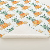 Funky Bleekgroene Gele Ananas Lekkere Deken (3/4)