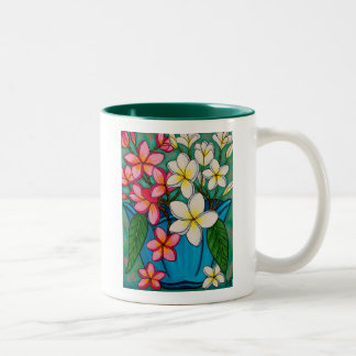 Funky BloemenMokken van de Koffie Tweekleurige Koffiemok