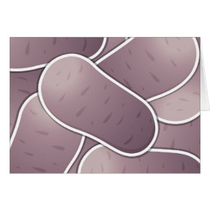 Funky blue-aardappel