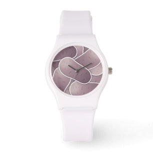 Funky blue-aardappel horloge