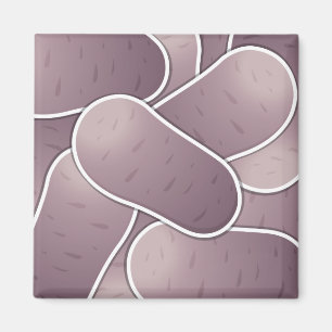 Funky blue-aardappel magneet