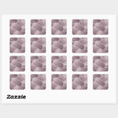 Funky blue-aardappel vierkante sticker (Vel)