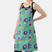 Funky Blue Circles All-Over Print Schort (Insitu)