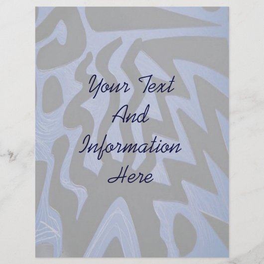 Funky Blue Flyer (Voorkant)