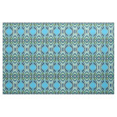 Funky Blue Pattern Stof (Yard (91,4 cm))