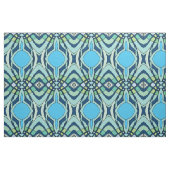 Funky Blue Pattern Stof (Fat Quarter)