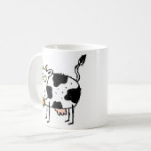 Funky Boerderij Cow  Kinder koffie Mok (Voorkant links)